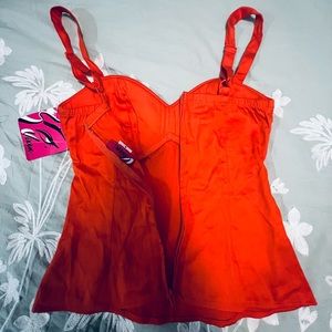 ORANGE MANEATER TOP (FIRST RUN)